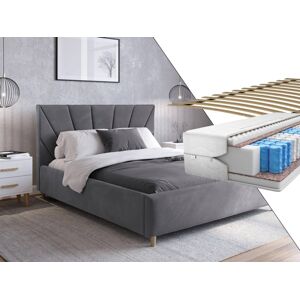 Magnat Magnat Čalouněná postel Sandy 3 160 x 200 cm s matrací a roštem