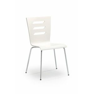 Kasvo K155 židle chrom/bílá