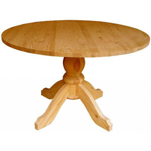 Unis Stůl dřevěný 00446 kulatý