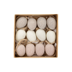 Autronic Vajíčka plastová v krabičce (12 kusů) KLA618