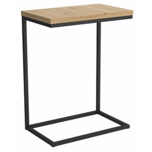Kasvo PEN (PERINO) odkládací stolek mramor světlý/ černá konstrukce