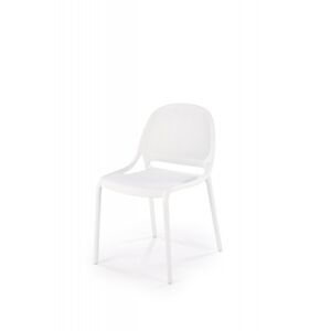 Stohovatelná jídelní židle K532 Halmar Bílá