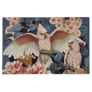 Bílo - růžová peněženka/ taštička s kyticemi Pouquet - 10*15 cm Clayre & Eef