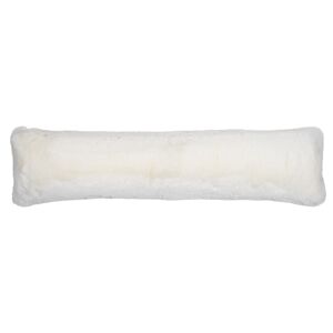 Bílý plyšový měkoučký dlouhý polštář Soft Teddy White Off - 90*13*20cm  Mars & More