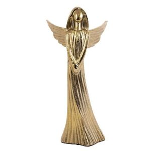 Bronzový antik kovový anděl Anael - 11*10*21 cm Colmore by Diga