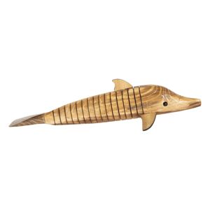 Dekorativní dřevěný delfín - 32*5 cm Clayre & Eef
