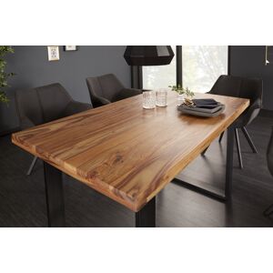 LuxD Designový jídelní stůl Thunder 140 cm sheesham