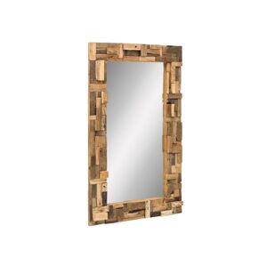 Dřevěné masivní nástěnné zrcadlo Kavali - 105*10*180 cm Massivum