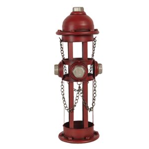 Držák lahví ve tvaru požárního hydrantu - 14*15*41 cm Clayre & Eef
