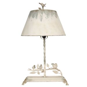 Kovová vintage stolní lampa s ptáčky Charlemagne - 44*43*75 cm Clayre & Eef