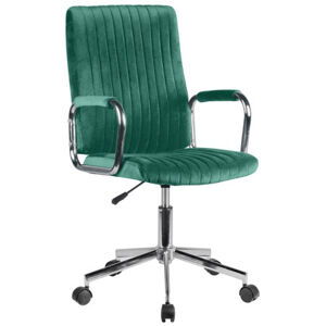 Otočná židle FD-24, zelená
