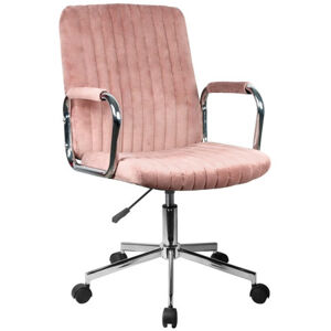Otočná židle FD-24, růžová