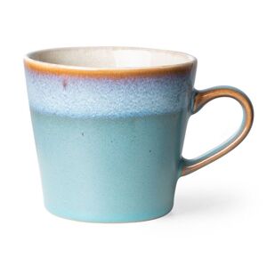Modrý retro hrnek na kávu Cappuccino 70s Dusk - 12*9,5*8,5cm / 300ml  HKLIVING