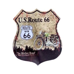 Nástěnná kovová cedule U.S. Route 66 Mother Road - 35*30 cm