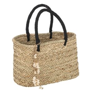 Plážová pletená taška se zdobnými mušlemi Beach Bag Shells L - 41*22*26cm J-Line by Jolipa