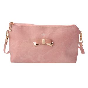Růžová kabelka psaníčko Bow - 24*17 cm Juleeze