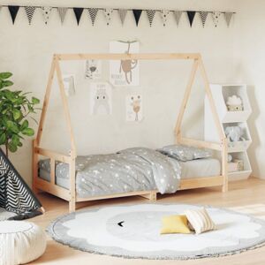 Dětská postel 80 x 160 cm masivní borové dřevo
