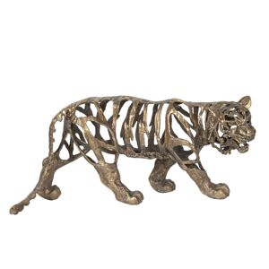 Umělecká dekorace zlatého tygra Un Tigre - 45*15*19 cm Clayre & Eef