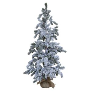 Zasněžený vánoční stromek v jutě Fleur Fir Snow - 125cm Chic Antique
